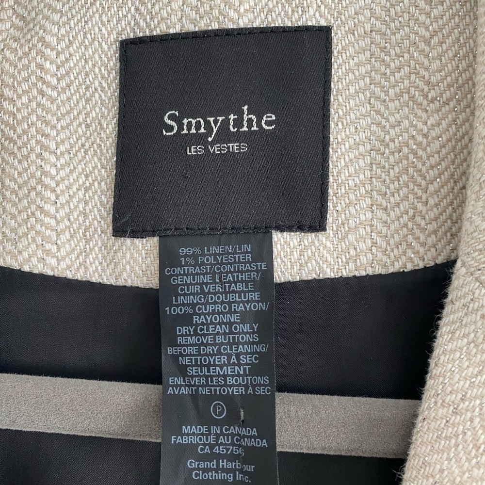 Size 6 Smythe Les Vestes blazer - Picture 2 of 3